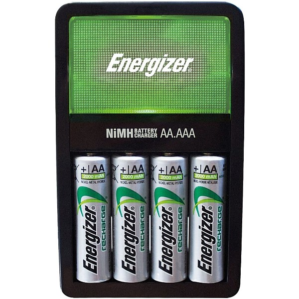 Energizer Cargador Maxi + 4xHR6 AA 2000mAh