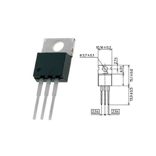 LM317T TO220 REG.POS.1,2-37V 1,5A