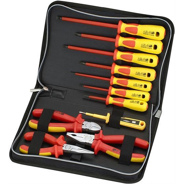 Electrónica Gimeno  Kit de 11 herramientas básico para electricista