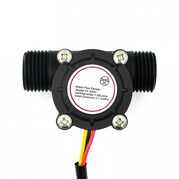 YF-S201 Sensor de caudal de agua 1-30L/min (G1/2)