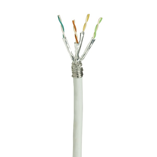 Cable S/FTP Cat6 CCA rigido 305mts Blanco
