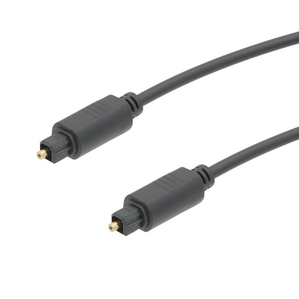 Cable Fibra Óptica TOSLINK 4.0mm 1mt Alta Calidad