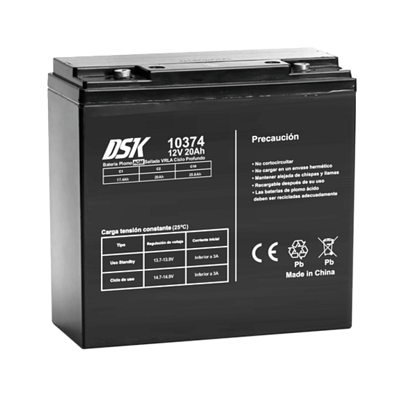 10374 Batería 12V 20Ah Vehículo Eléctrico DSK