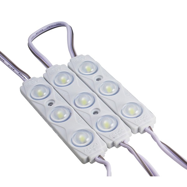 Módulo 3 Leds SMD 12V 1,5W Blanco Dia