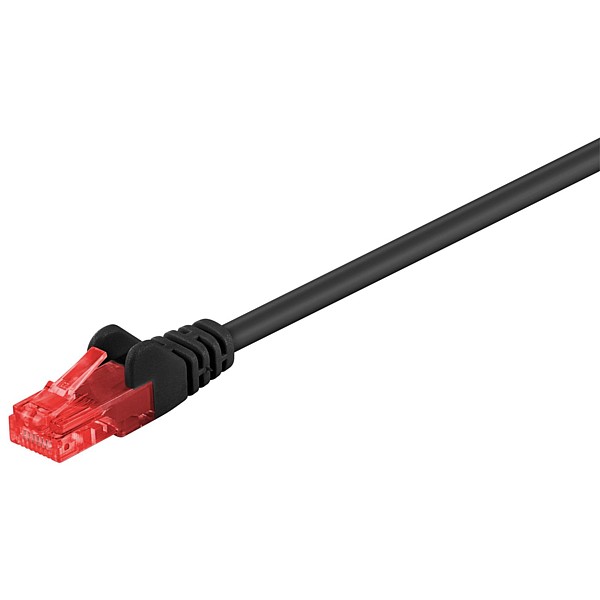 Latiguillo Cat6 UTP 3mts NEGRO CCA