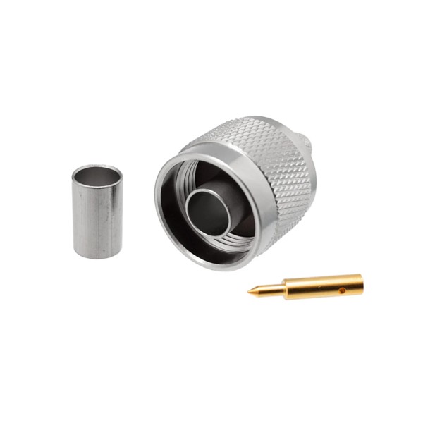 Conector N Macho LMR240 Crimpar 