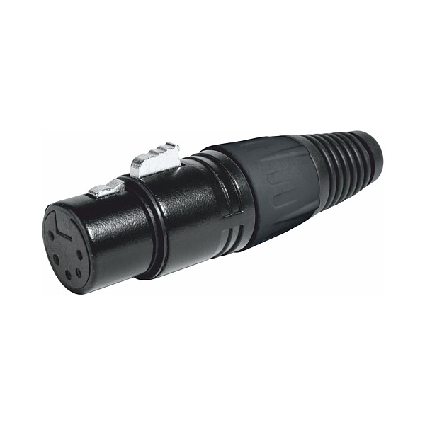 EQ9008/B Conector XLR5 Hembra Negro