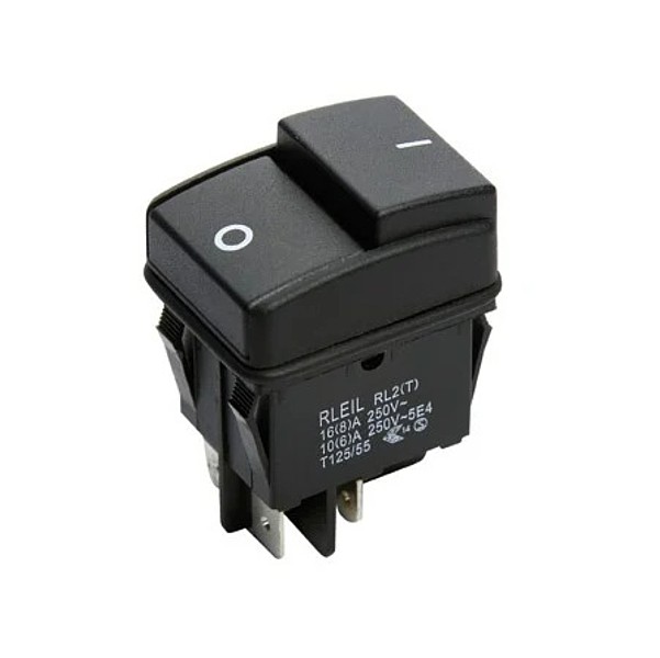 Interruptor Paro (0)/Marcha (I) 16A/250V 30x22mm