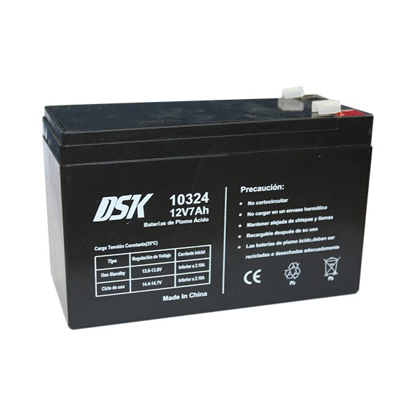 Bateria 12V 7Amp Plomo AGM