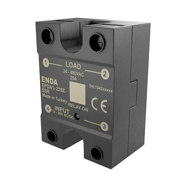 EPDA1-225Z Relé estado sólido E:8-30Vac/dc S:24-320Vac 25A